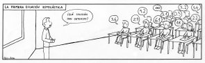 La primera ecuaci&oacute;n estoc&aacute;stica