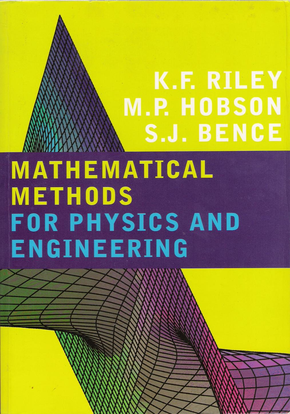 Portada del Mathematical Methods for Physics and Engineering (de K. F. Riley, M. P. Hobson y S. J. Benson)