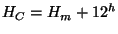 $H_{C}=H_{m}+12^{h}$