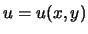 $ u = u(x,y)$