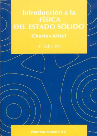 Portada del Introducción a la física del estado sólido (de Charles Kittel)