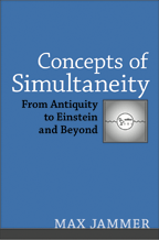 Portada del Concepts of Simultaneity: From Antiquity to Einstein and Beyond (de Max Jammer)